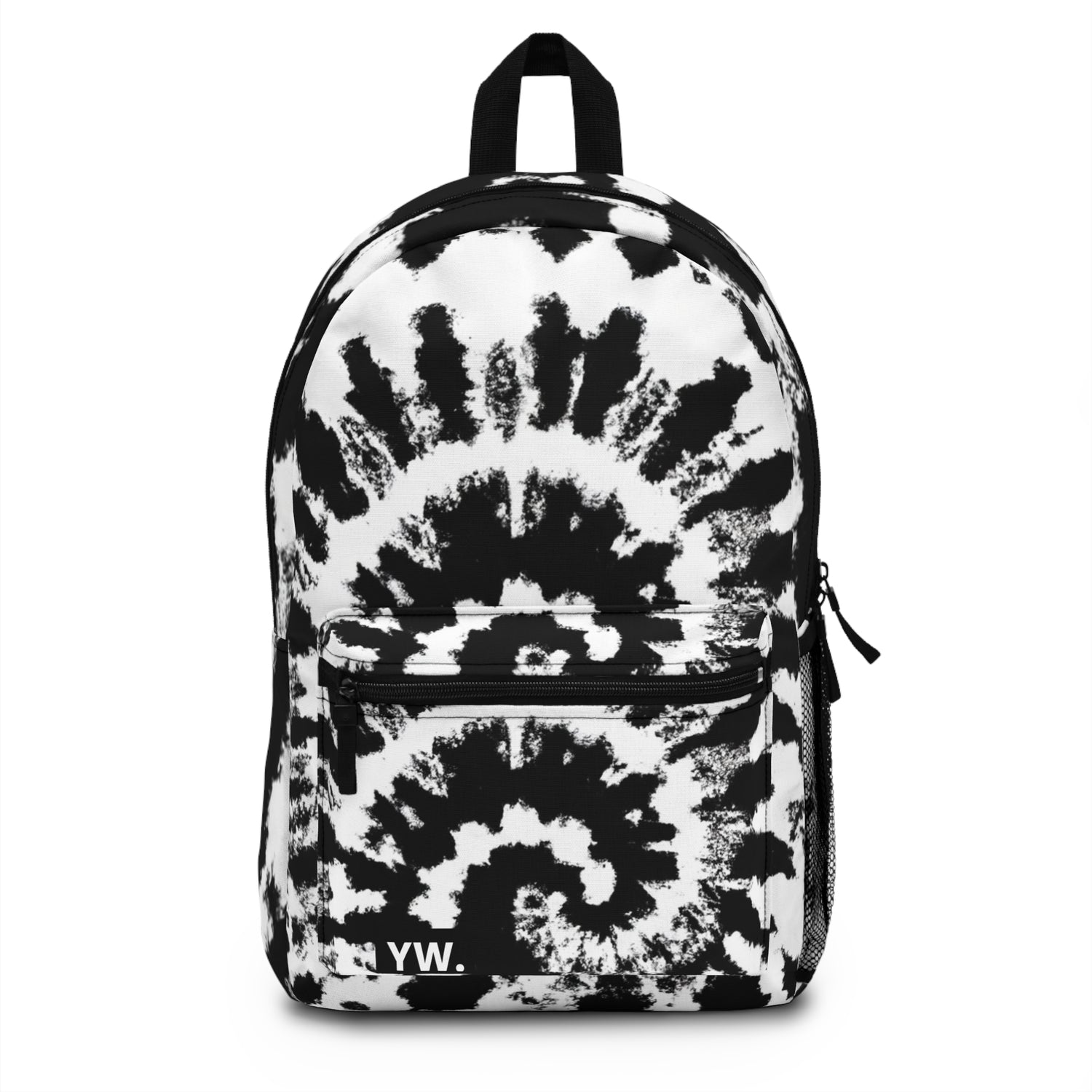 Black & White Tie Dye Design Backpacks