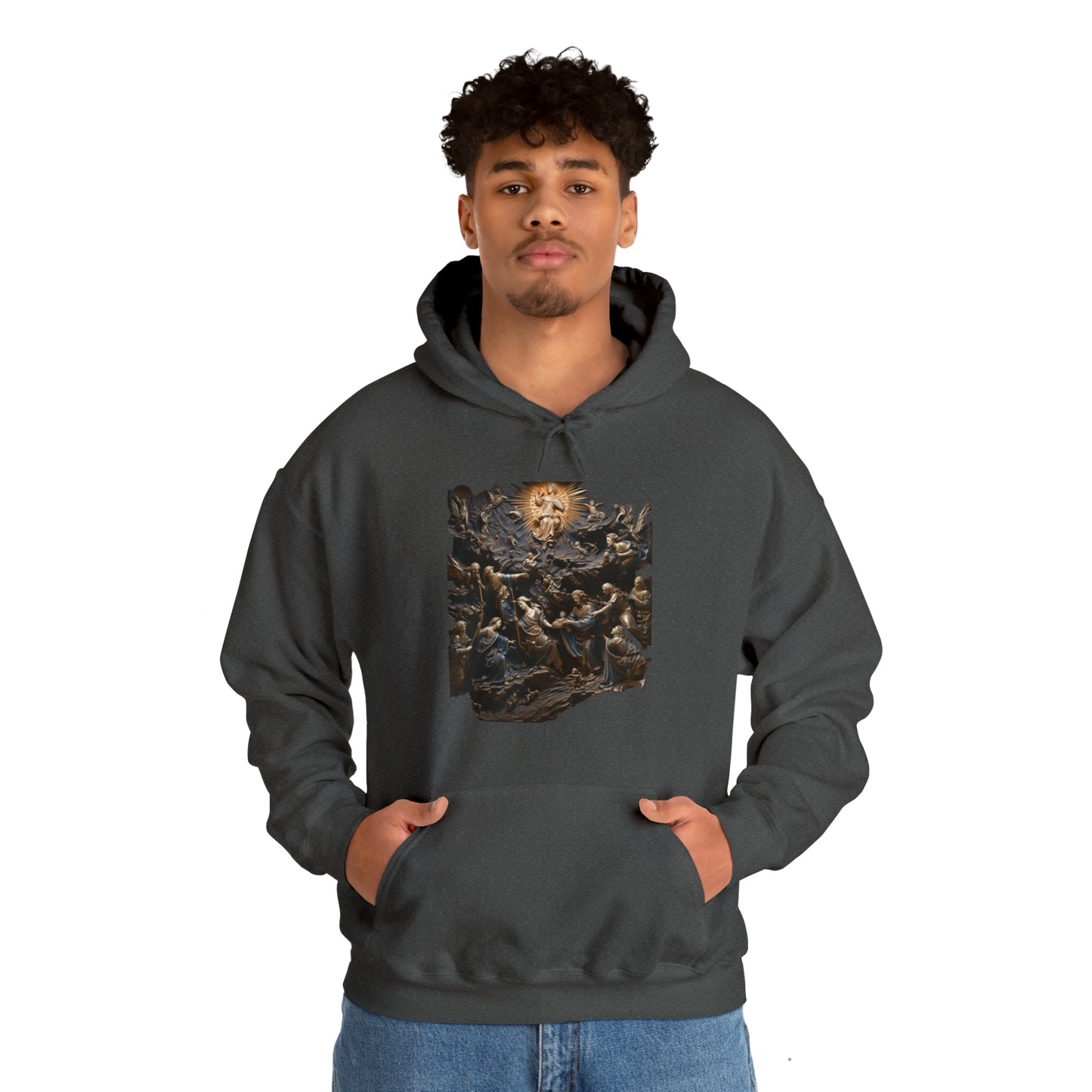 "He Is" God Inspired Hoodie - Heavy Blend