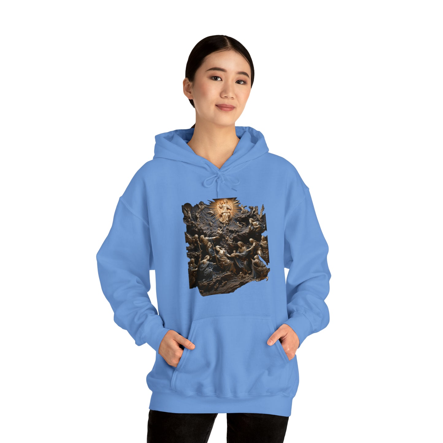 "He Is" God Inspired Hoodie - Heavy Blend