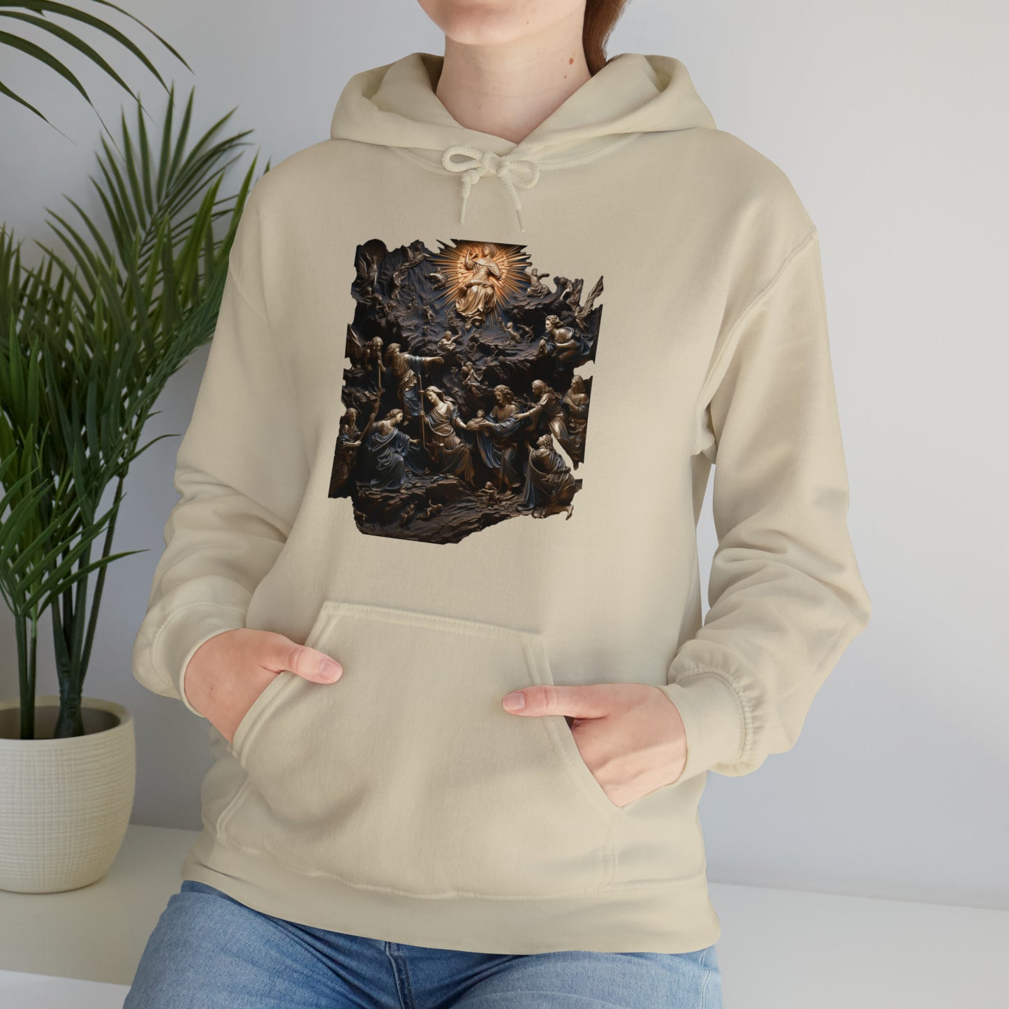 "He Is" God Inspired Hoodie - Heavy Blend