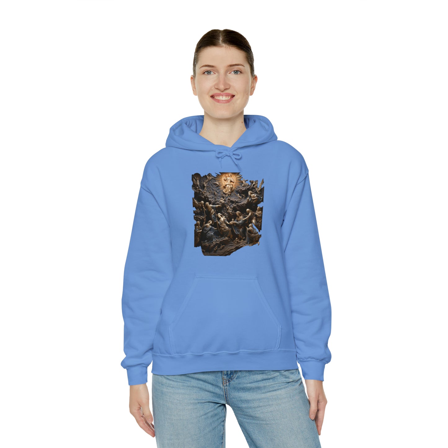 "He Is" God Inspired Hoodie - Heavy Blend