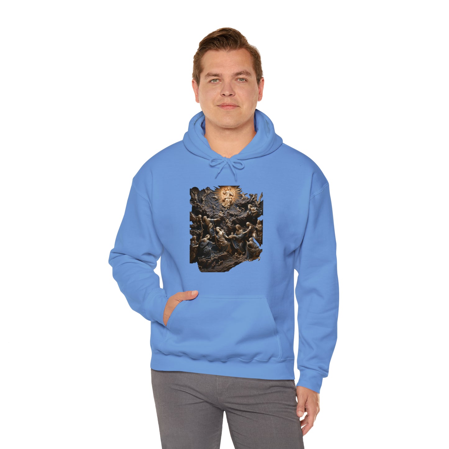 "He Is" God Inspired Hoodie - Heavy Blend