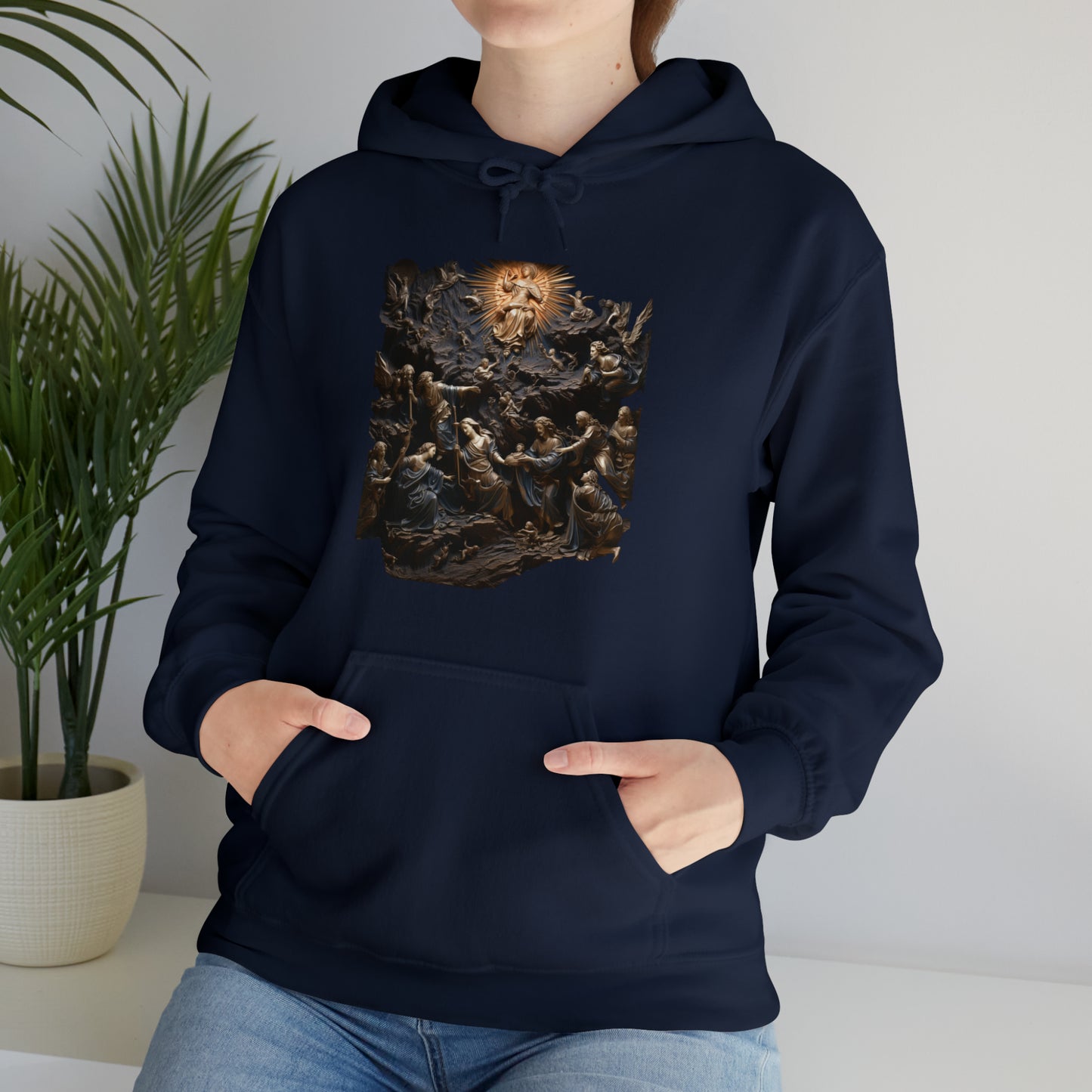 "He Is" God Inspired Hoodie - Heavy Blend